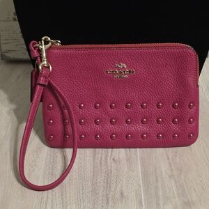 Coach Rivet Wristlet